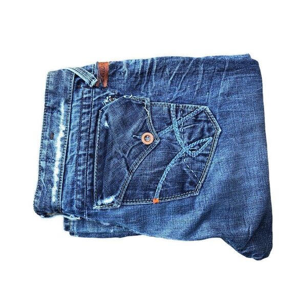 RARE Union Designer Jeans Size 34 Blue - Picture 6 of 14